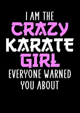 crazy karate girl
