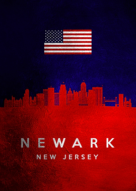 Newark New Jersey Skyline