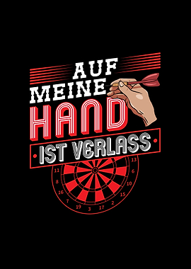 Dartspieler Papa Dart