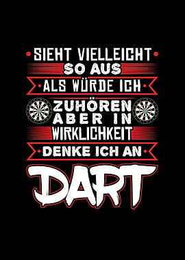 Dart Geschenk Dartspieler