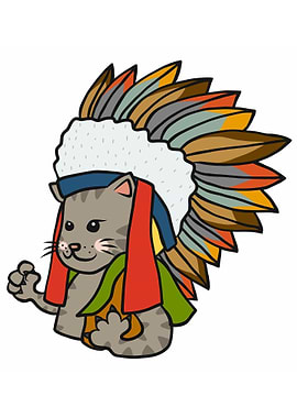 Tabby cat American Indian