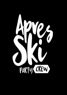 Skier Skiing Apres Ski