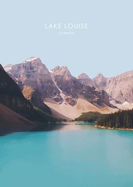 Lake Louise Canada Artwork