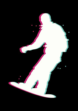 Snowboarder Ski Gift