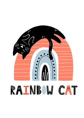 Rainbow cat