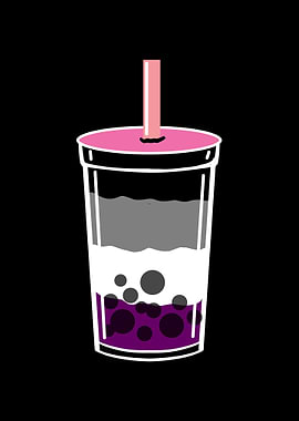 Bubble Tea Asexual Pride