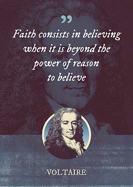 Faith consists in