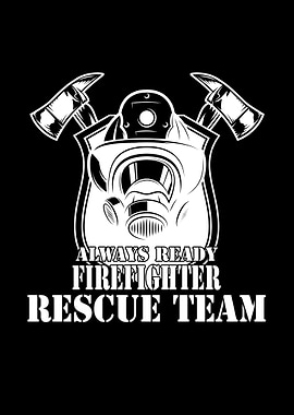 Firefighter rescue team