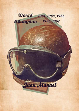 Fangio helmet retro