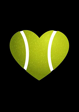 Tenni Herz Tenniball