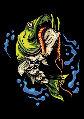 Angler fish illustration