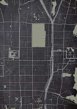 Kyoto Downtown Map