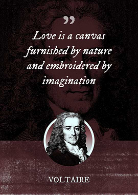 Love is a canvas furnished