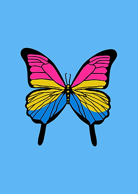 Butterfly Pansexual Pride