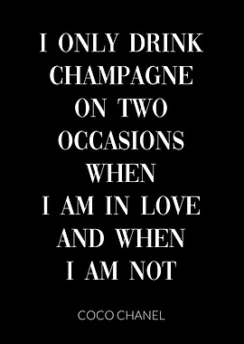 Coco Chanel Champagne Quot