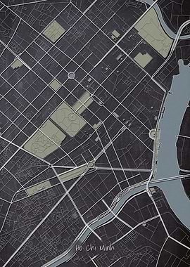Ho Chi Minh Downtown Map