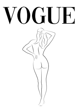 Vogue Naked Girl Woman