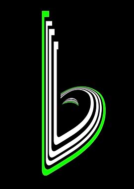 FLAT MUSICAL NOTE NEON