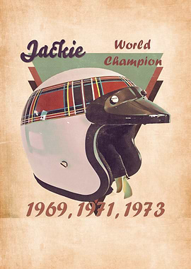 Jackie Stewart helmet