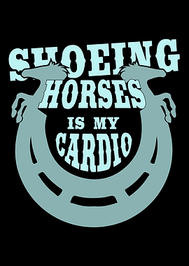 Farrier Shoeing Horses