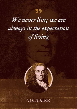 We never live we are