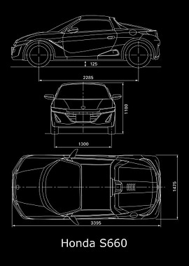 honda S660 blueprint 2020