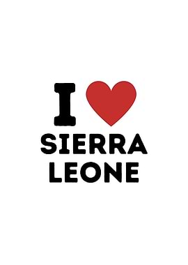 I Love Sierra Leone Simple