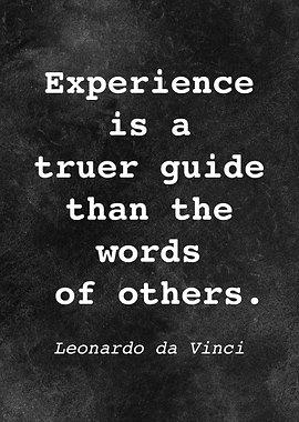 Leo da Vinci Quote D011