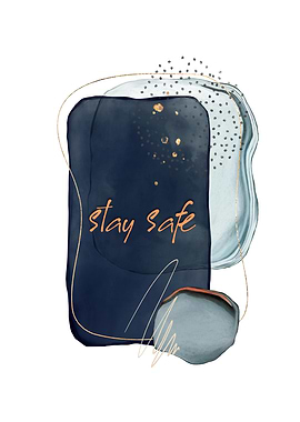 Stay Safe modern art