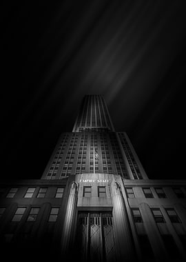 Empire State Building BW