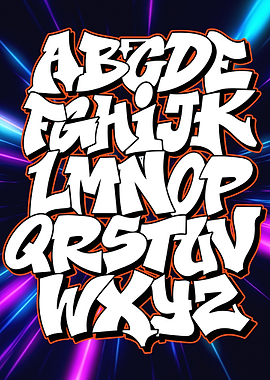 Graffiti Alphabet Letter