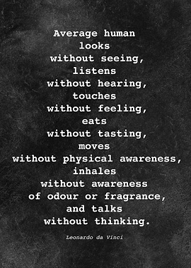 Leo da Vinci Quote D020