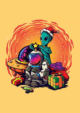 Astro Alien Christmas