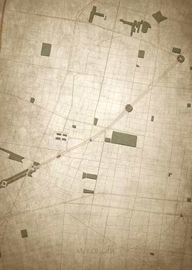 Mexico City Downtown Map