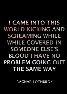 Ragnar Lothbrok Qoute