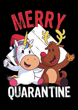 Quarantine Unicorn xmas