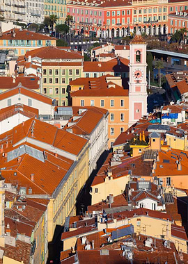 Old Town of Nice in France