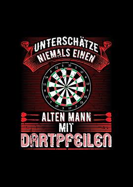 Alten Mann Dart Dartpfeile
