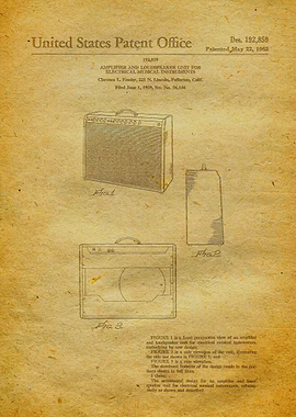 16 Fender Amplifier Paten