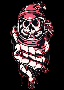 Astronaut Skull Helmet