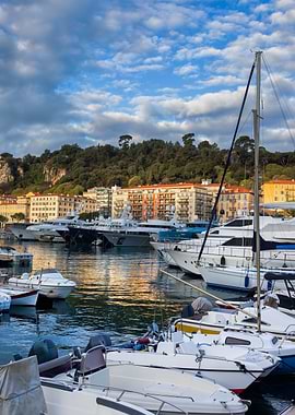 Sunrise in Port of Nice