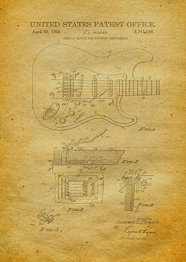 18 Fender Guitar Pick Up