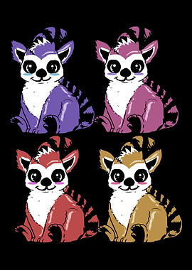 Lemur Family Living Room