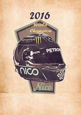Nico Rosberg helmet