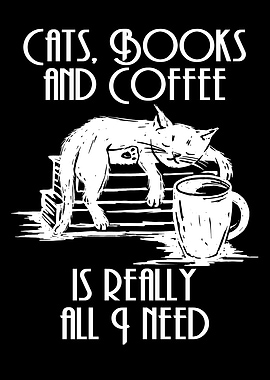 Cats Books and Coffee