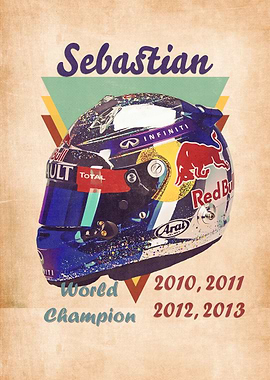 Sebastian Vettel helmet