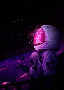 Neon Astronaut