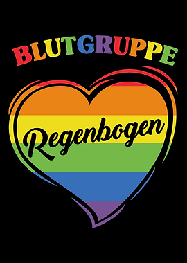 Blutgruppe Rainbow LGBT