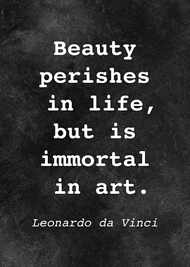 Leo da Vinci Quote D024