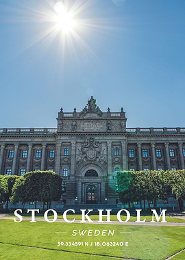 Stockholm Coordinate Art